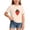 Beige, variant on Girls Casual Crew Neck Short Sleeve Tops Sweet Strawberry Fruit Pattern Ruffle Edge T-Shirts Cute Tees 5-12 Years
