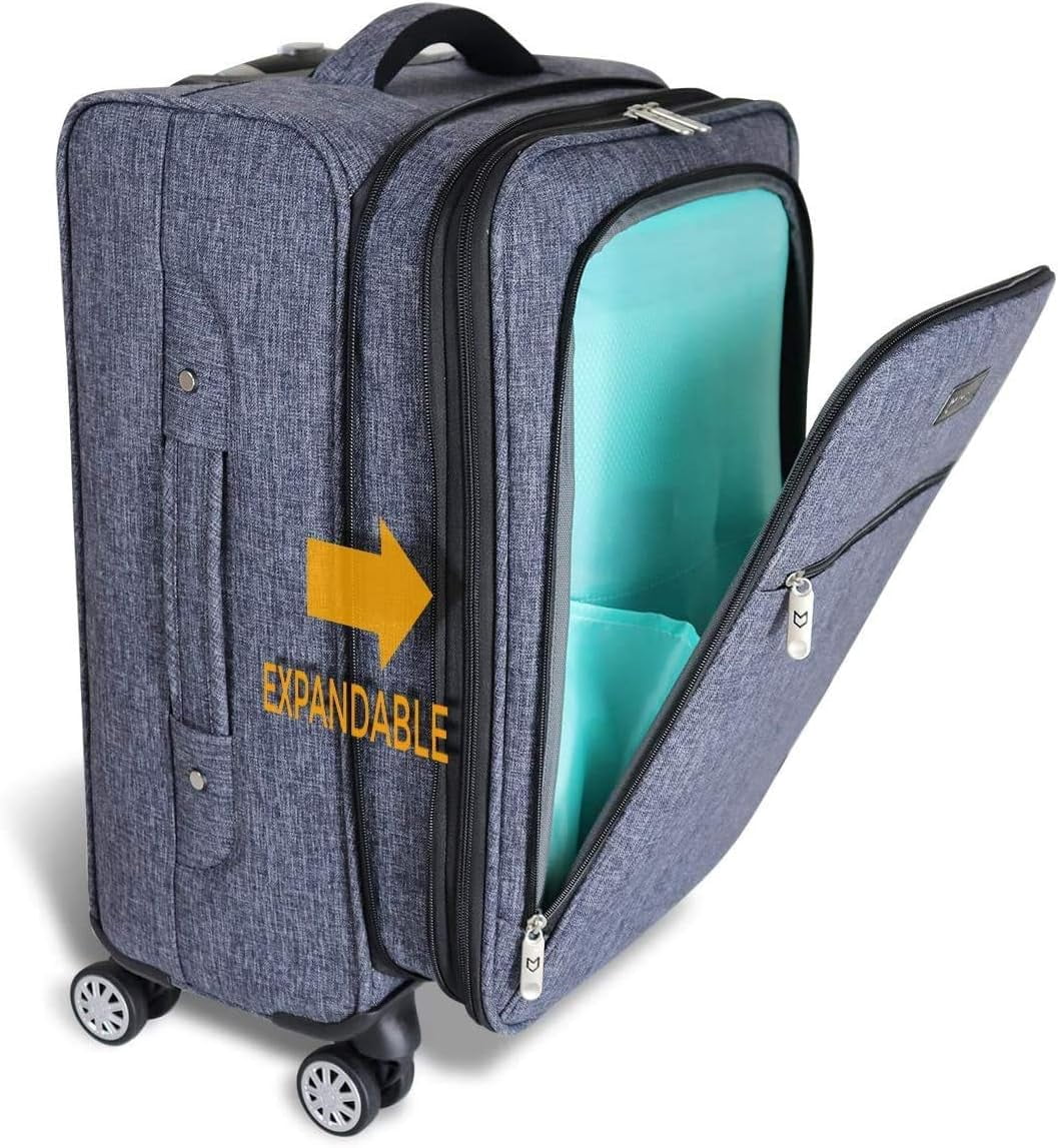 Mavii Costume Rack 22" Carry-on Rolling Luggage with Spinner Wheels