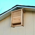thumbnail image 4 of XL Bat Houses for Outside Clearance 16"x12" - Cedar Bat Box for Outdoor- Wall Post Pole Mountable - Alaskan Old Gowth Red Cedar - Bat Supplies for Wildlife Enthusiast Choice, 4 of 6