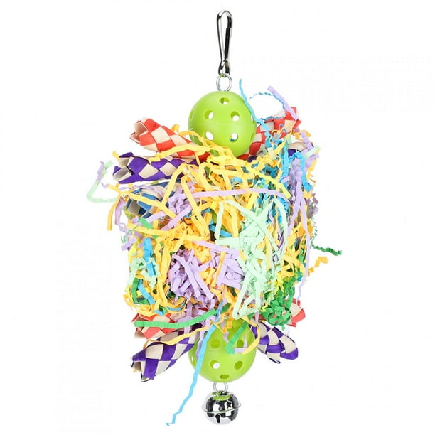 Juguete Para Masticar Pájaros, Juguete Para Columpio De Pájaros, Un Juguete De Trituración Colgante Con Diseño De Campana, Para Patio De Animales De Césped De Pájaros OTVIAP Hanging Shred Toy