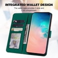 thumbnail image 5 of compatible Samsung S10 Wallet Case,3 Credit Card Slot ID Card Holder,PU Leather Flip Case with Strap Cheap and fine, 5 of 5