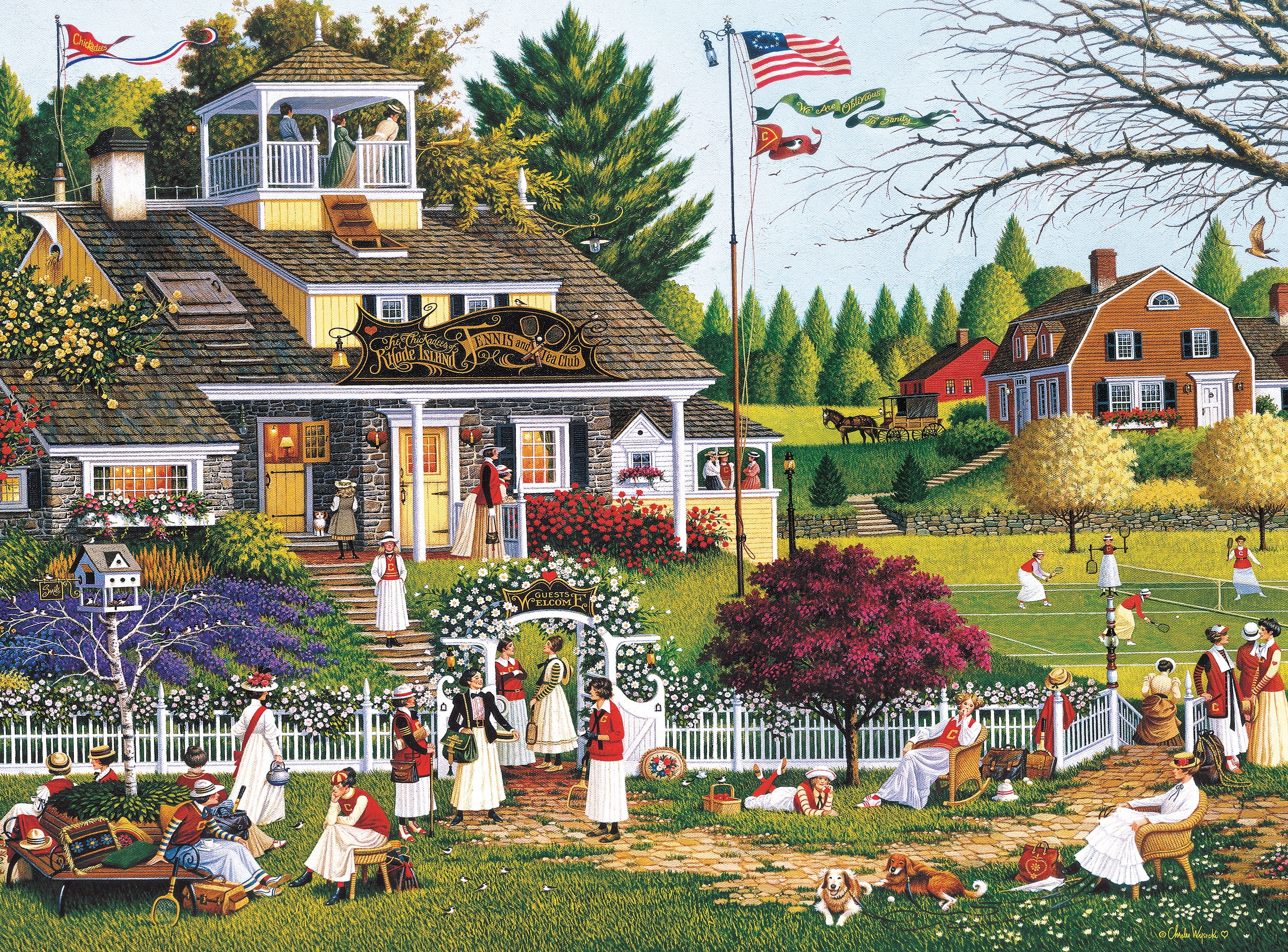 Buffalo Games 1000-Piece Charles Wysocki Love Interlocking Jigsaw Puzzle