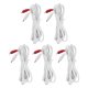 thumbnail image 2 of Alambre de Electrodo, Cable de Electrodo de Tens White 5pcs para mácina de terapia digital, 2 of 7