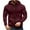 CS19-Wine, variant on Inglocry Zip Up Hoodie Men Hoodies Casual Sweatshirt Athletic Workout Fall Winter Big And Tall Outfits With Pockets Khaki L