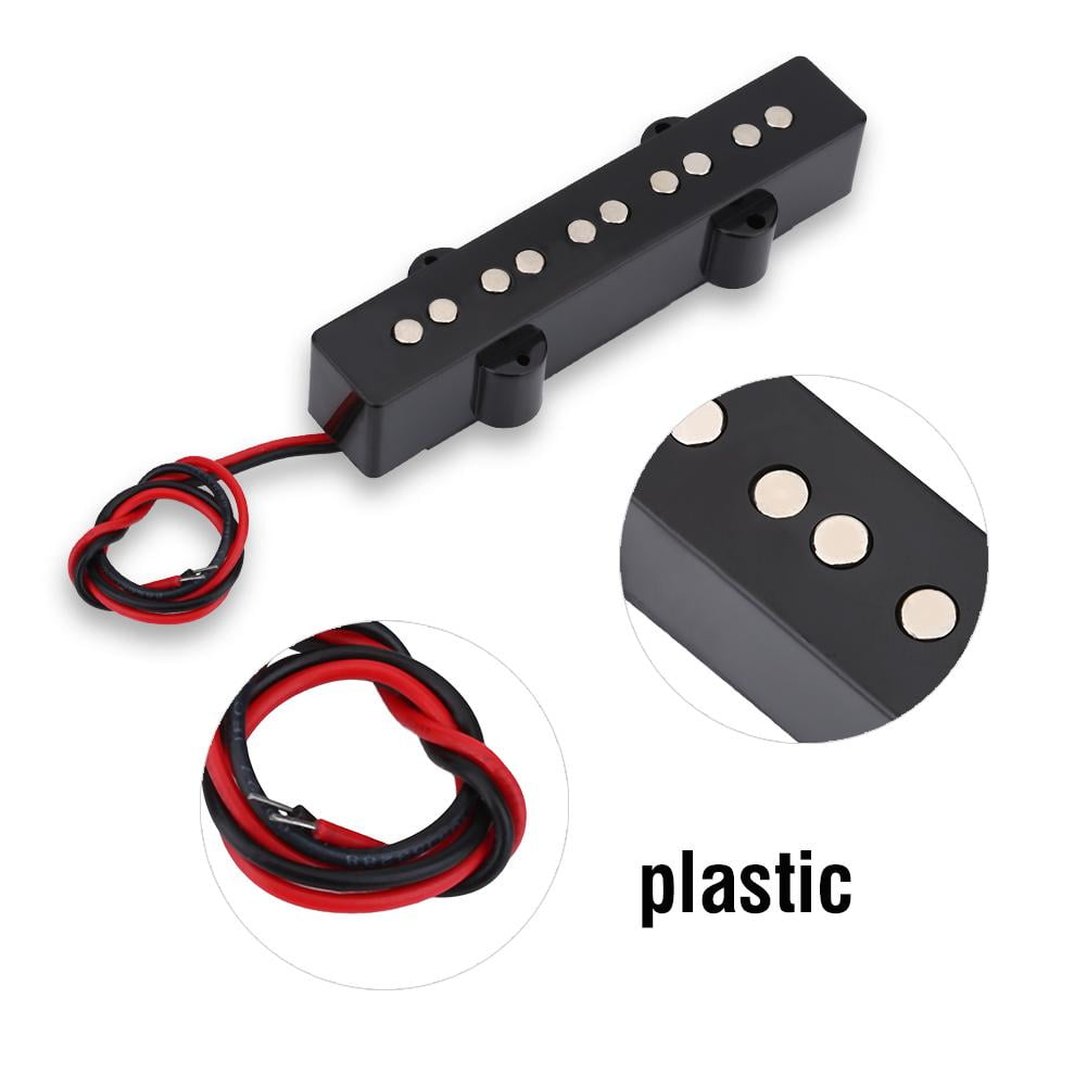Tebru Bass Pickup, Open Bridge Pickup,2Pcs Open Bridge Pickup for 5