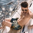 thumbnail image 2 of luoweisi Men's Beach Shorts Quick Dry Swim Trunks with Mesh Lining Wolf XL, 2 of 5