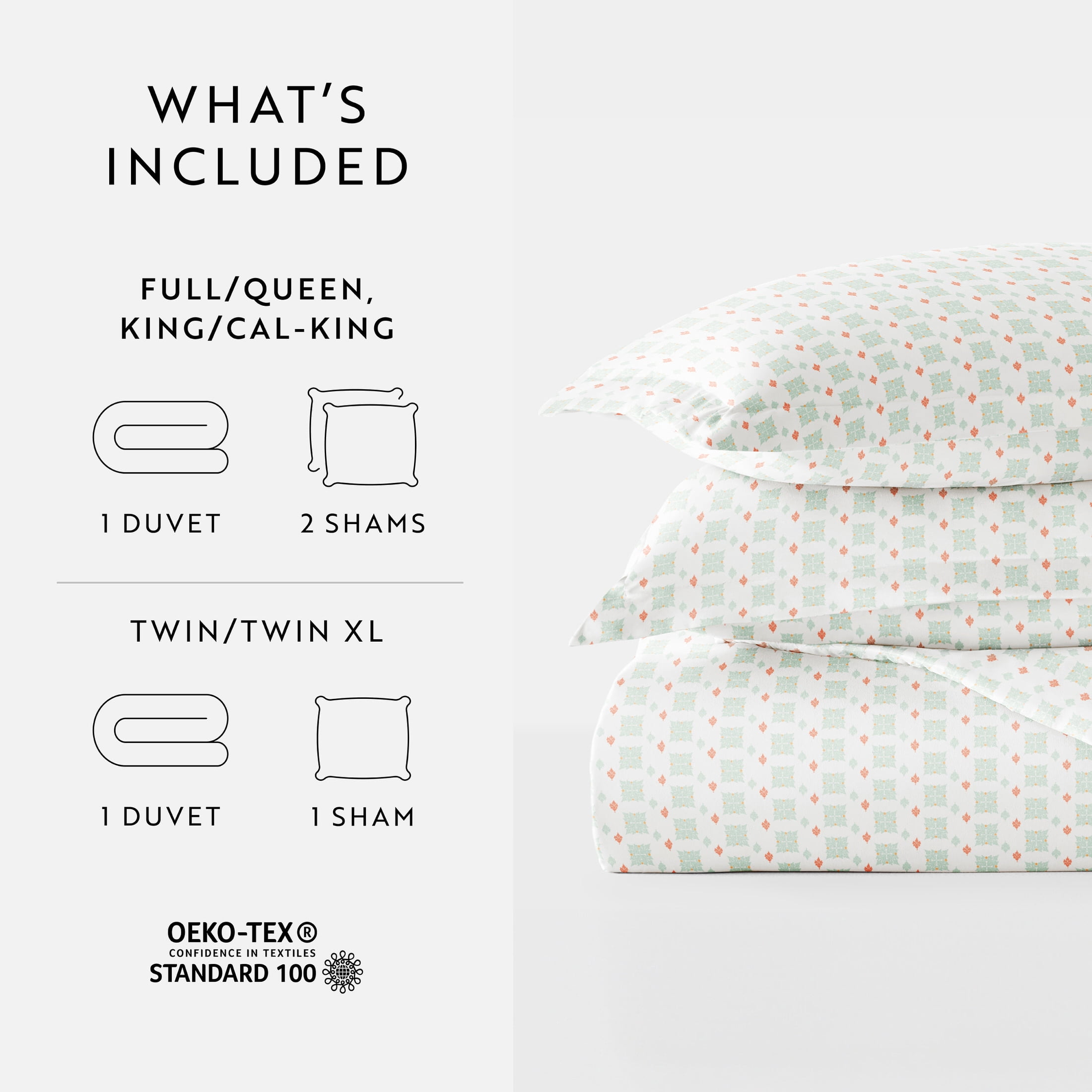 Duvet Cover Set - Ultra Soft & Breathable - Aqua Microfiber for Twin Size Bedding by Comfort Canopy