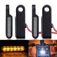 thumbnail image 2 of Mini luz LED de señal de giro para motocicleta Yjmei, para moto, scooter, Cafe Racer (negra), 2 of 5
