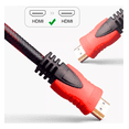 thumbnail image 2 of Cable HDMI 10 Metros Full HD 1080p BLOOSOM Negro/Rojo, 2 of 3
