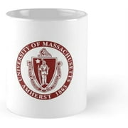 Umass Amherst Seal Coffee Mug 11oz Ceramic Tea Cups