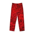 thumbnail image 4 of Disketp Red Rose Men'S Pajama Pants - Ultra Soft Fleece Sleep And Lounge Pants (Size: S-Xxl), 4 of 9