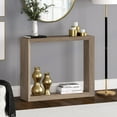 thumbnail image 2 of Evelyn&Zoe Modern Farmhouse 36" Wide Antiqued Gray Oak Console Table, 2 of 7