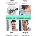 thumbnail image 5 of Beard Roller,540 0.5mm Titanium Needles/derma Roller Hair Growth Men Beard Roller For Growth For Men, Beard Growth Roller Stimulate Beard And Hair Gro, 5 of 5