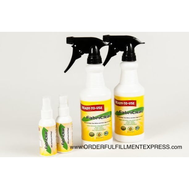 Fabriclear package of 16 OZ SPRAY & 2 OZ TRAVEL SIZE