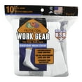 thumbnail image 4 of Fruit of the Loom Men's Workgear Crew Socks, 10-Pack, 4 of 6