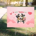 thumbnail image 4 of Happy Valentine's Day Miniature American Shepherd holding flowers Yard Sign MAS Dog Lover Gifts Outdoor Home Lawn Garden Porch Decor - 3005, 4 of 5