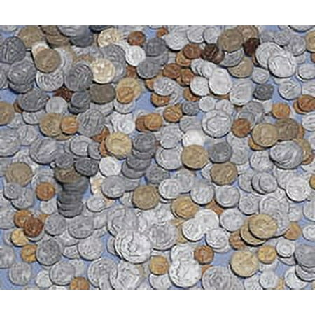 School Smart Assorted Plastic Coins, Set of 460