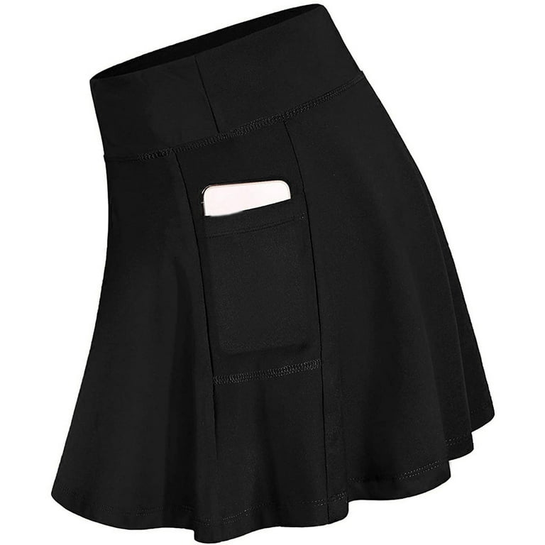 HSMQHJWE Tennis Skort With Pockets Plus Size Leather Skirt Women
