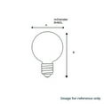 thumbnail image 3 of Sylvania 10301 - 60G16.5/W/BL 120V G16 5 Decor Globe Light Bulb, 3 of 3