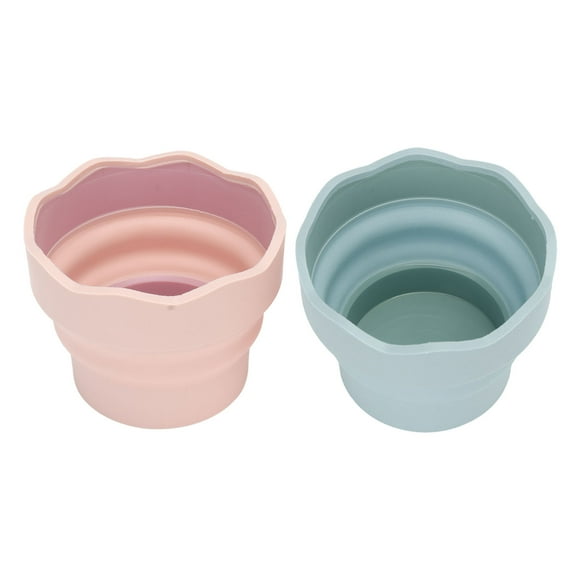 Cubo de lavado de pinceles de pintura plegable, 2 uds., pincel de pintura, cubo de lavado de pinceles, cubo de lavado de pinceles para pintura de acuarela, artesanía superior Jadeshay A