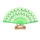 thumbnail image 5 of Abanico De Mano De Tela Verde, Bolso Plegable De Plástico Con Lentejuelas Bronceadoras, Regalo De Fiesta Para Niña Sunnimix Ventilador de la mano, 5 of 6