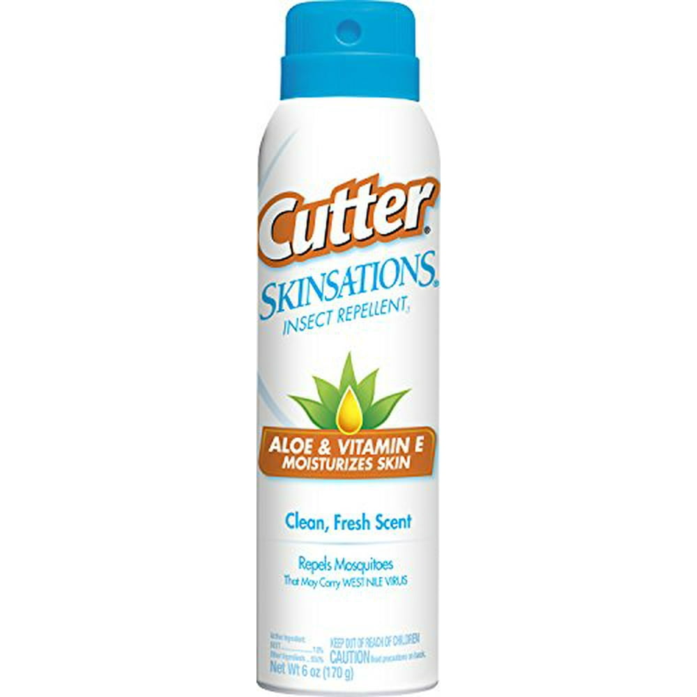 Cutter Skinsations Insect Repellent Aerosol Spray with Aloe & Vitamin E
