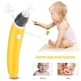 thumbnail image 3 of Aspirador nasal eléctrico para bebés, limpiador de mocos y máquina de succión nasal (amarillo), 3 of 14
