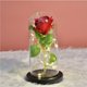 thumbnail image 1 of Flores artificiales LED encadenan rosas rojas eternas en una cúpula de vidrio, rosas rojas dedicadas a novias, bodas, aniversarios, día de la madre, 1 of 5