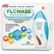 Flonase Sensimist Allergy Relief Spray, 60 Metered Sprays 1 ea (Pack of 4)