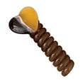 thumbnail image 4 of Paquete de 4 cintas para el cabello elásticas suaves con rosca, sin dañar el cabello, ideales para mujeres y niñas. También sirven como diademas con cordón para teléfono. Incluye un anillo., 4 of 9
