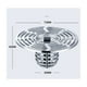 thumbnail image 5 of Coladera Universal Zero Olores Con Check Y Atrapa Cabellos, Plata, 5 of 5