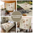 thumbnail image 6 of Brown Ombre Daisy Large Tapestry for Bedroom Wall Hanging Tapestry, Farmhouse Vintage Floral Botanical Ceiling Backdrop Tapestries Poster Blanket Wall Decor for Teens Room Living Room Dorm 86" x 104", 6 of 8