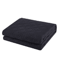 thumbnail image 5 of Mainstays Silky Classic Quilt Black Plaid Polyester Quilted Quilts, Full/Queen - Reversible, 5 of 7