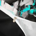thumbnail image 4 of Homewish Blue Abstract Twin Duvet Cover,Contemporary Art Twin Bedding,Black Reversible,2-Piece,1 Duvet Cover and 1 Pillowcase, 4 of 6