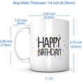 thumbnail image 5 of Happy Birthday Mug Gift For Women, Birthday Gift Men/Women, Coffee Mug Present Ideas Girl/Boy, Dad/Mom/Husband/Wife/Brother/Sister Birthday Present, His/Her Birthday Mug, Best Friend BFF B-day Gift, 5 of 6