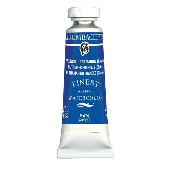 Grumbacher Finest Artists' Watercolor, 14ml Tube, French Ultramarine