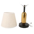 thumbnail image 1 of Bedside Lamp, Dimmable Electroplated Metal 3 Color Temperature Desk Lamp  for Living Room, 1 of 8