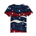 thumbnail image 4 of Cethrio Boys 4th of July T-shirts, Crew Neck Pullover Summer Casual Graphic Tees Multicolor Size 14-16, 4 of 4