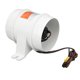 thumbnail image 4 of Ventilador En Línea De 12 V, Compacto, Buen Sellado, 235 CFM, Alto Rendimiento, Alta Eficiencia, Ventilador De Sentina Eléctrico, Funcionamiento Silencioso Para Barcos, 4 of 7
