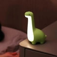 thumbnail image 3 of Dinosaur Night Light for Children - Cute Bedside Lamp with Eye Protection, USB Charging, Ideal Room Decor Green, 3 of 6