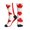 2 Black-2, variant on Women's Men's Canada Flag Colorful Novelty Pattern Crew Athletic Socks
