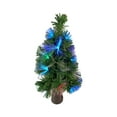 Clearance EGNMCR 18" Mini Christmas Tree Set Small Tabletop Christmas