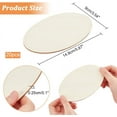 thumbnail image 5 of 20Pcs Wood Oval Sheets Unfinished Thin Blank Wood 5.9×3.5 Inch(14.9×9cm) Oval Craft Wood Wooden Discs Slices for DIY Craft Wedding Christmas Hanging Ornaments Gift, 5 of 9