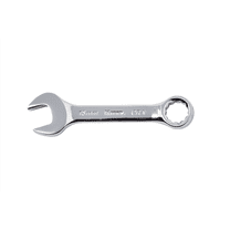 K Tool International Wrench 15mm Combination Short 12 Point 15 Degree