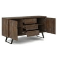 thumbnail image 4 of Simpli Home Lowry 60" Solid Wood Sideboard in Rustic Natural Aged Brown, 4 of 8