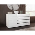 thumbnail image 4 of Casabianca Home Carter Dresser In White High Gloss, 4 of 5