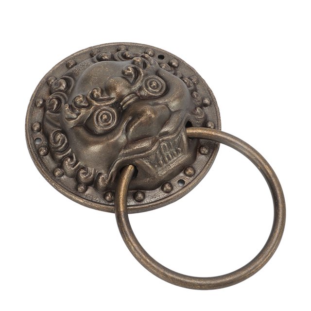 Antique Door Knocker, Easy to Install Door Window Pull Rings Corrosion Resistant for Cabinets