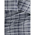 thumbnail image 3 of Comfort Canopy - 4 Piece Navy Polka Dot Patterned Bed Sheets for Full Size Bedding, 3 of 11