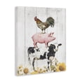 thumbnail image 2 of Stupell Industries Cottage Farm Animal Stack and Sunflowers Canvas Art, 30 x 40, by Christine Simpson Art, 2 of 8