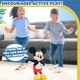 thumbnail image 6 of Disney Junior Mickey Mouse Hot Diggity Dance Mickey Feature Plush Stuffed Animal, Motion, Sounds, and Games Baby and Toddler Toys, 6 of 8